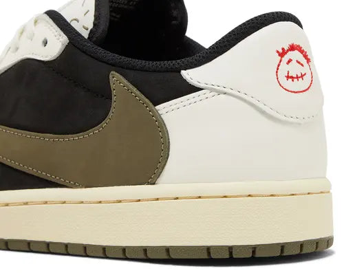 JORDAN 1 LOW x TRAVIS SCOTT OLIVE