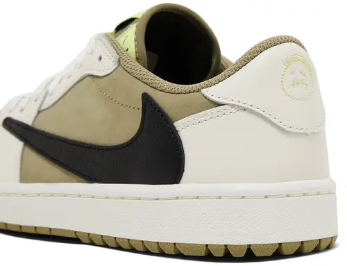 JORDAN 1 LOW GOLF x TRAVIS SCOTT NEUTRAL OLIVE