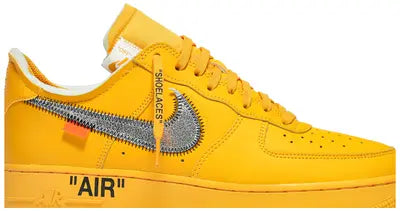 NIKE AIR FORCE 1 x OFF-WHITE ICA UNIVERSITY GOLD