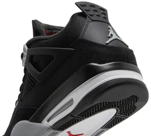 JORDAN 4 x BLACK CANVAS