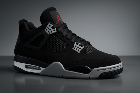 Step Up Your Style with the JORDAN 4 x BLACK CANVAS
