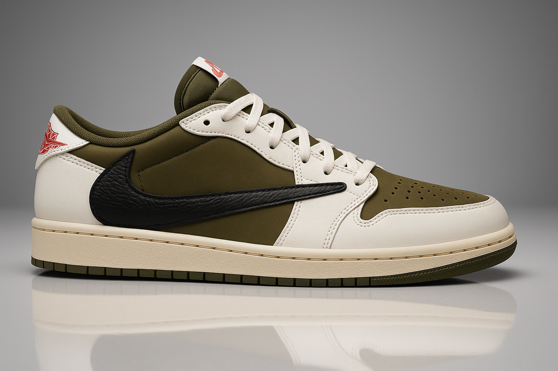 Unleash Your Style with the JORDAN 1 LOW x TRAVIS SCOTT MEDIUM OLIVE