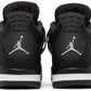 JORDAN 4 x BLACK CANVAS