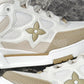 LOUIS VUITTON LV SKATE SNEAKER BEIGE WHITE