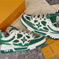 LOUIS VUITTON LV SKATE SNEAKER GREEN WHITE