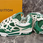 LOUIS VUITTON LV SKATE SNEAKER GREEN WHITE