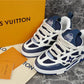 LOUIS VUITTON LV SKATE SNEAKER MARINE WHITE