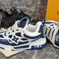 LOUIS VUITTON LV SKATE SNEAKER MARINE WHITE